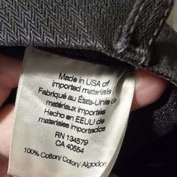 Anthropologie SUNDRY N61 Gray Smoke Camo Cotton Jogger Pants Ankle Zip Womens 28 - Picture 9 of 10